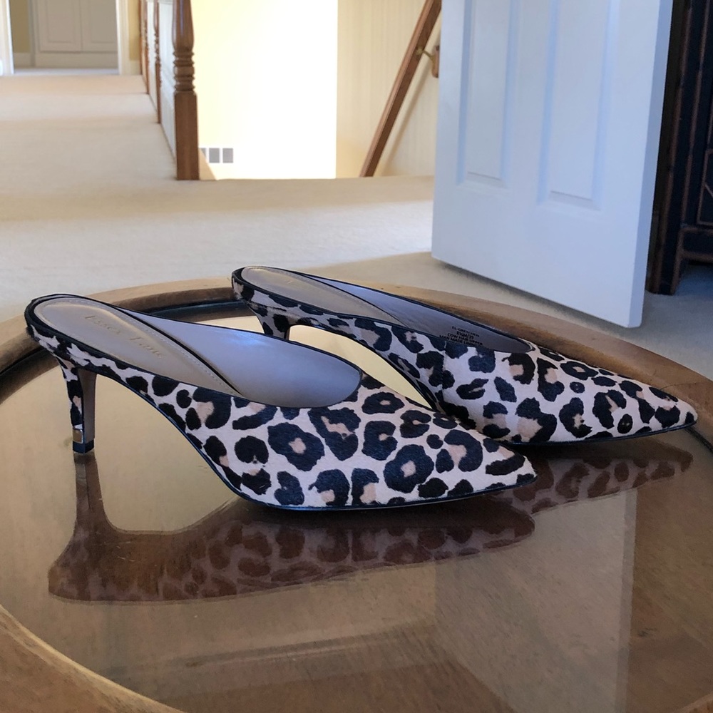 Leopard Print Mules